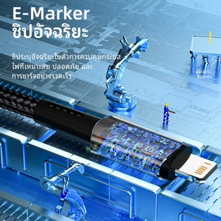 Essager 20-27W PD สายชาร์จ Type C ถึง IP สายชาร์จเร็ว 480Mbps เหมาะสำหรับ IP7-14Pro