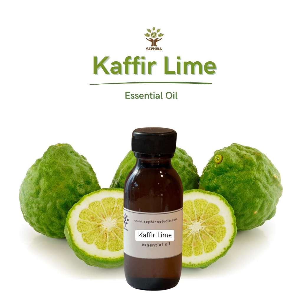 น้ำมันหอมระเหย ผิวมะกรูด Essential Oil Kaffir Limeใช้หยดตะเกียง diffuser ทำแชมพู เครื่องสำอาง ทำสบู่