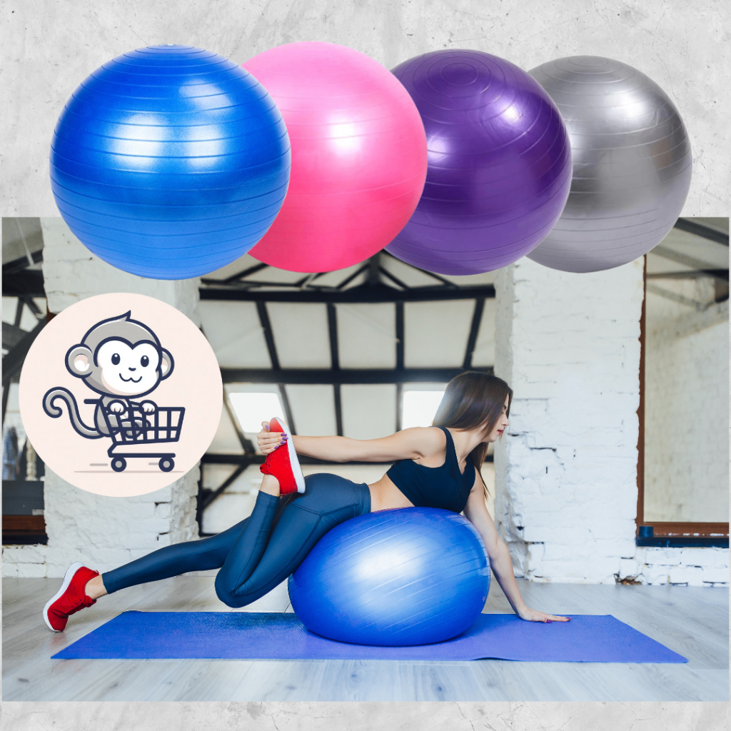 ลูกบอลโยคะ ป้องกันการระเบิด Yoga ball บอลโยคะ บอลฟิตเนส ฟิตบอล fitball บอลออกกำลังกาย