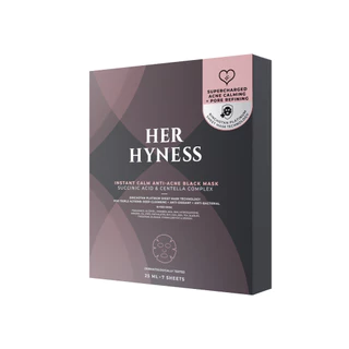 HER HYNESS INSTANT CALM ANTI-ACNE BLACK MASK (BOX) 7x25ML