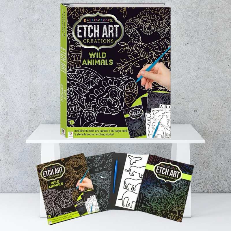 Kaleidoscope Etch Art Creations: Wild Animals