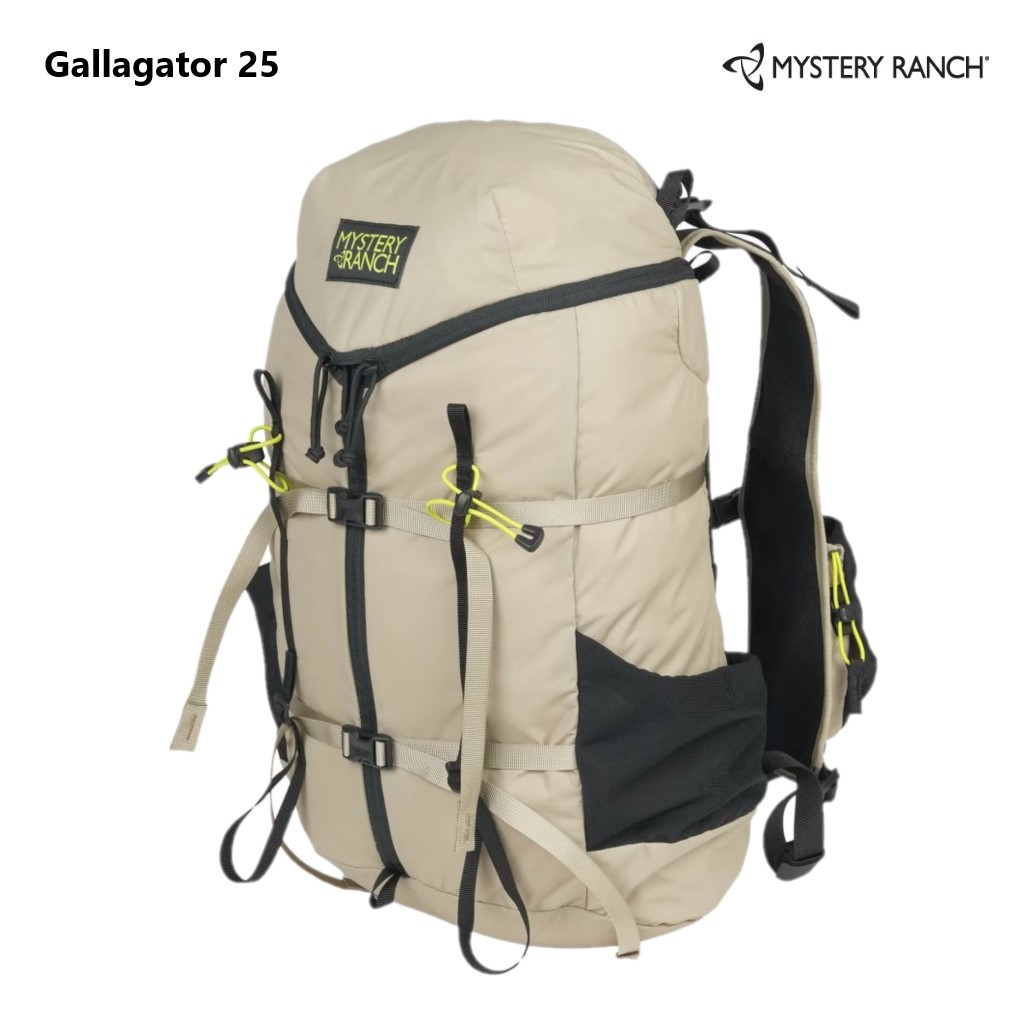 Mystery Ranch Gallagator 25 กระเป๋า 3-Zip เปิดกว้าง มีช่องใส่ขวดน้ำด้านข้าง สายสะพายมีกระเป๋า จุได้เยอะ สำหรับเดินป่า