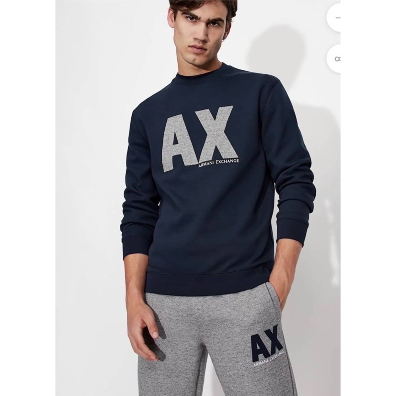 เสื้อสเวตเตอร์แขนยาวคอกลม Armani Exchange Sweatshirt ‘s men