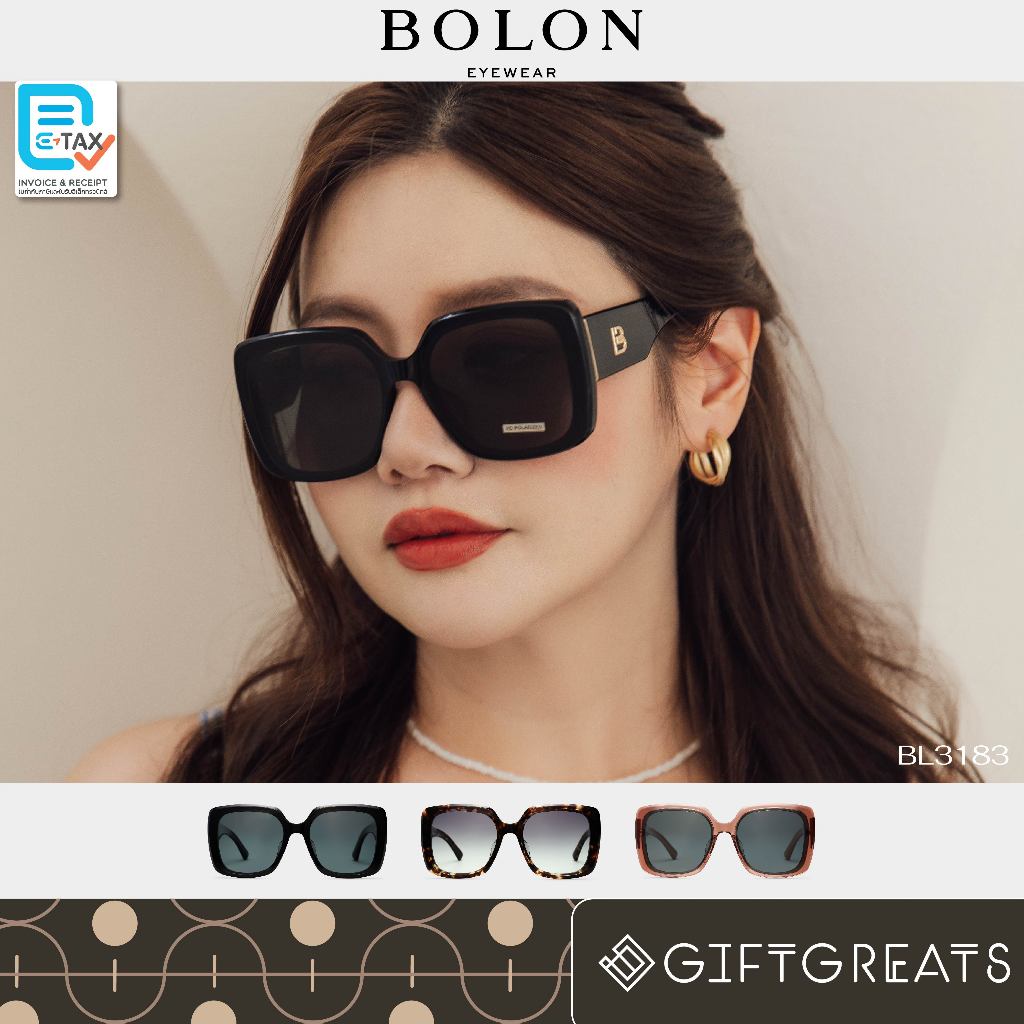 NEW แว่นกันแดด BOLON Piccadilly BL3183 - SS24 Bolon Eyewear sunglasses โบลอน giftgreats