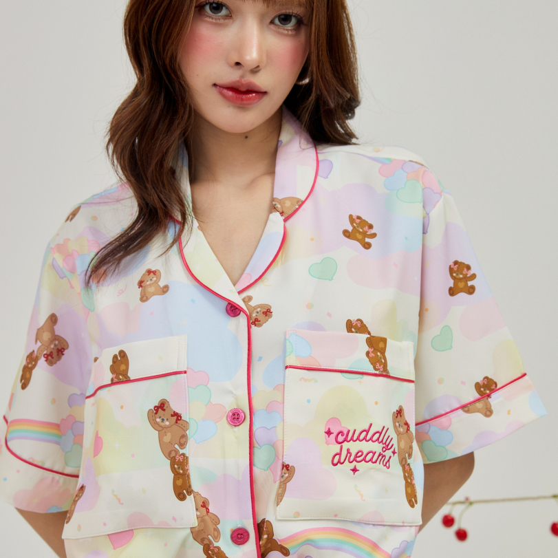 ชุดนอนกางเกงขายาว Cuddly Dreams - Love is in the air