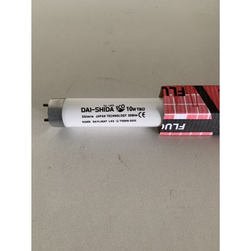 หลอดนีออน Dai-chida 10W หลอดสั้น ความยาว 33 ซม แสงสีขาว