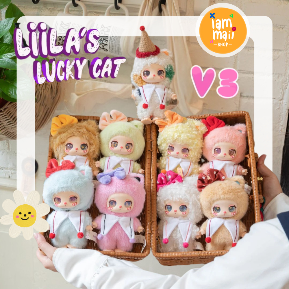 [ยกกล่อง] Liila v3 Liila lucky cat  พวงกุญแจ พร้อมส่ง - รูปที่ 7