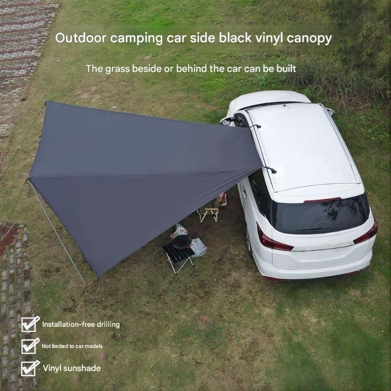 Car Awning กันสาดข้างรถ 2x3เมตร พร้อมอุปกรณ์ครบชุด พร้อมใช้งาน