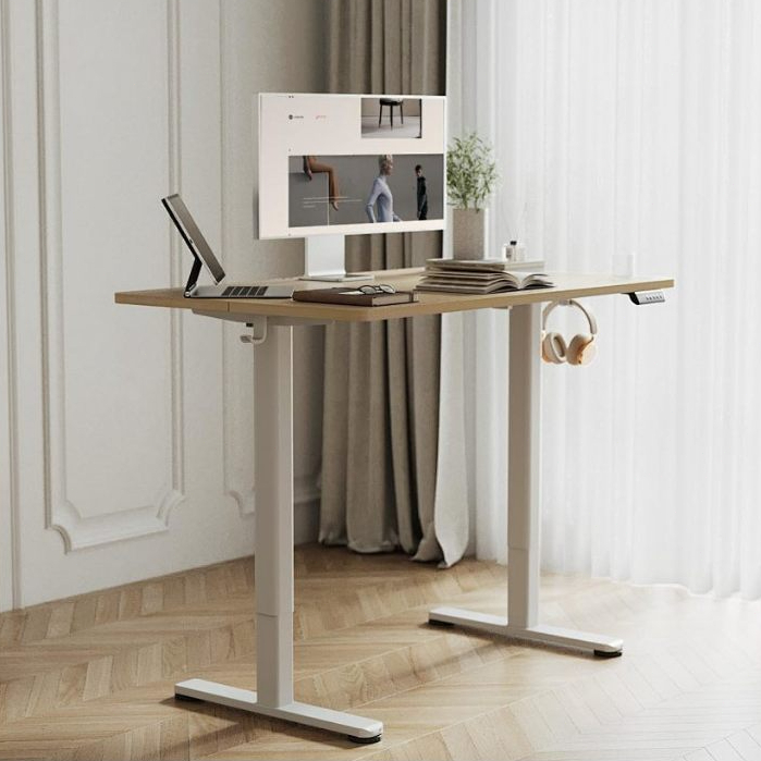 BilBIil โต๊ะไฟฟ้าปรับความสูงได้ 63 inches/160cm Height Adjustable Table Standing Desk Electric lift 