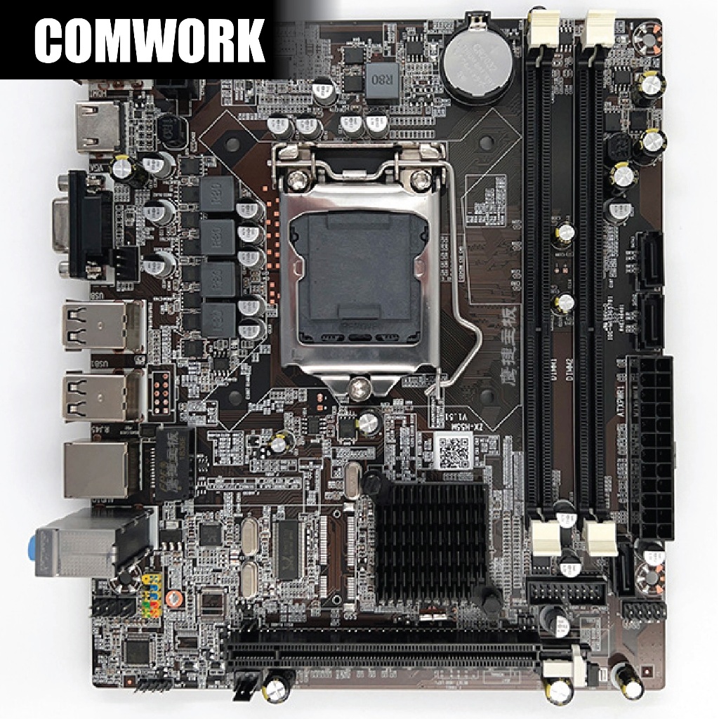 เมนบอร์ด ATERMITER H55M M2 NVME LGA 1156 MICRO ATX WORKSTATION SERVER MAINBOARD MOTHERBOARD CPU XEON