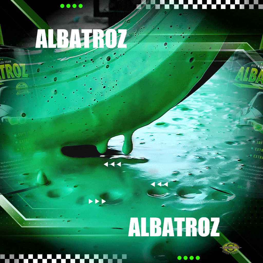 น้ำยาโฟมล้างรถ ALBATROZ สูตรเคลือบเงา ขนาด 500 ml. thumbnail 9