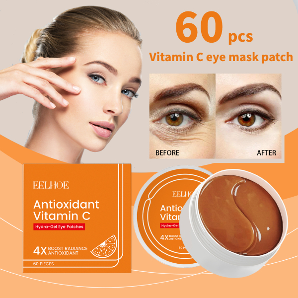EELHOE มาร์คใต้ตา VC Eye Mask patch ลด รอยคล้ำ ต่อต้านริ้วรอย ช่วยลดริ้วรอย และสลัว 60 ชิ้น