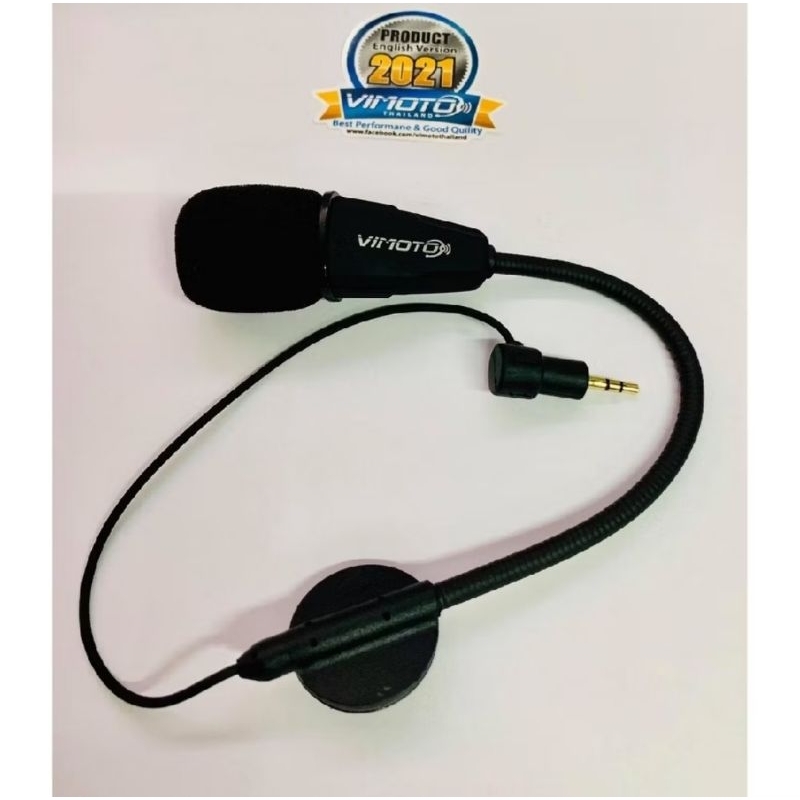[ไม่มีตัวเครื่อง] ชุดฐานหูฟัง+ไมค์อ่อน Vimoto รุ่น V8
