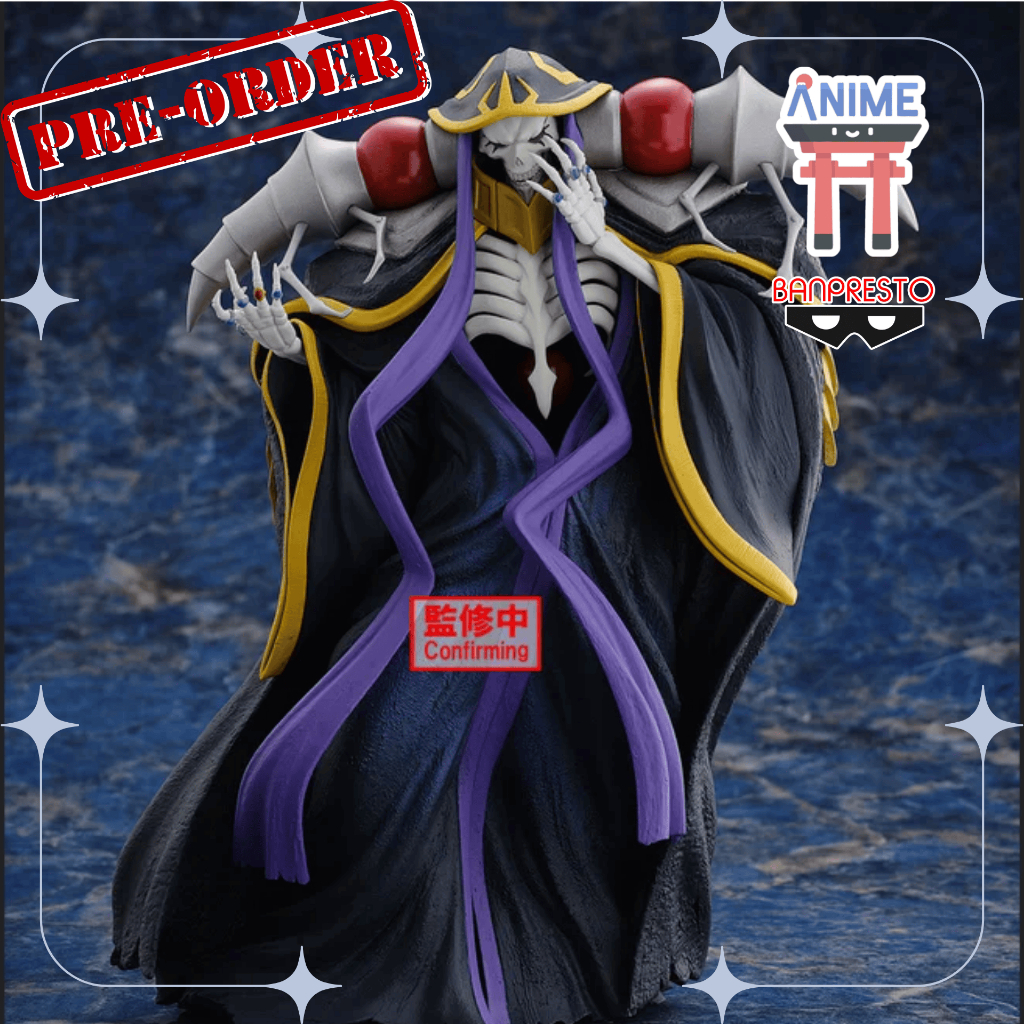 [พรีออเดอร์] Overlord - Ainz Ooal Gown Figure (Banpresto) ฟิกเกอร์ โอเวอร์ลอร์ด ไอนซ์ อูล โกว์น