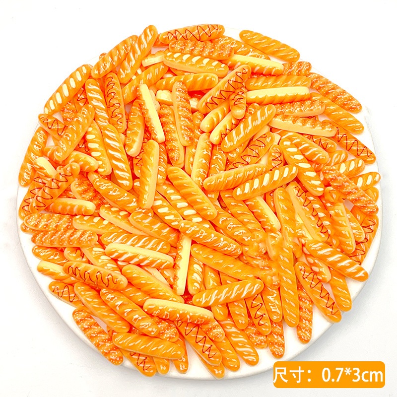 j151 ขนมปังยาวจิ๋ว แพ็คละ 10 ชิ้น