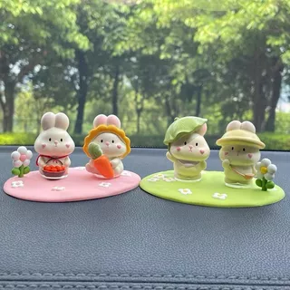 ฐานวางโมเดลจิ๋วสุดน่ารัก เฟอร์นิเจอร์จิ๋ว แผ่นกันลื่น สำหรับตกแต่งโต๊ะ แต่งบ้าน รถ ส่งจากไทย S001