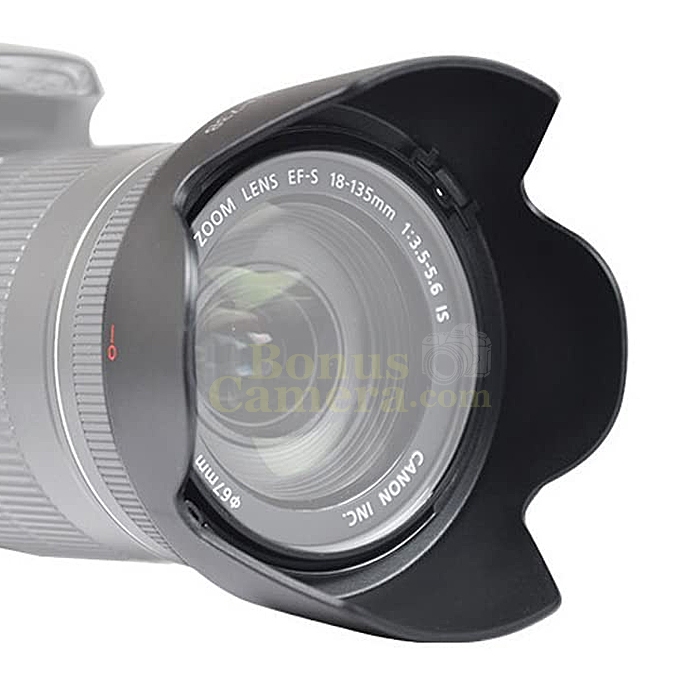 EW-73B ฮู้ดเลนส์แคนนอน Canon EF-S 18-135mm f/3.5-5.6 IS STM, EF-S 18-135mm f/3.5-5.6 IS, EF-S 17-85m