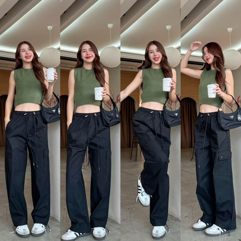 กางเกงคาร์โก้ WS Clothings ****มือหนึ่ง ยังไม่ได้แกะถุง ไซส์ S