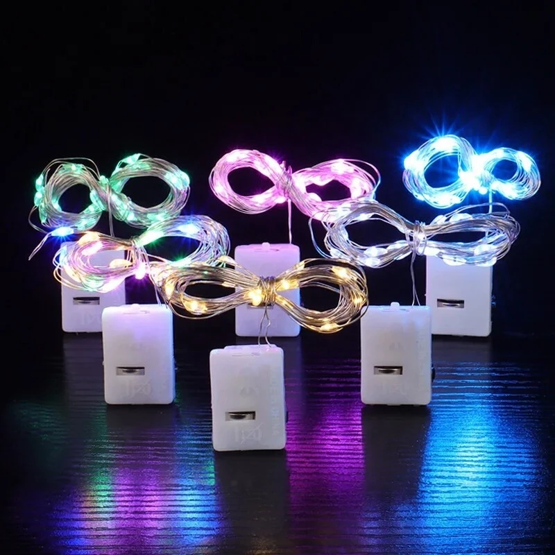 ไฟนางฟ้า LED 2M สายทองแดงกันน้ำ 3 สี ตกแต่งงาน thumbnail 3