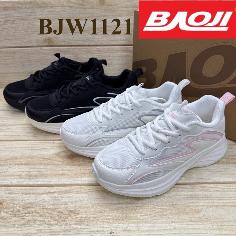 รองเท้าผ้าใบ Baoji (บาโอจิ) สนีกเกอร์ น้ำหนักเบา ผ้าตาข่ายระบายอากาศ นุ่มใส่สบาย เสริมกันข้อเท้าพลิก