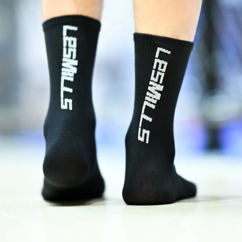 (พร้อมส่ง) ถุงเท้า LES MILLS (FREE SIZE)