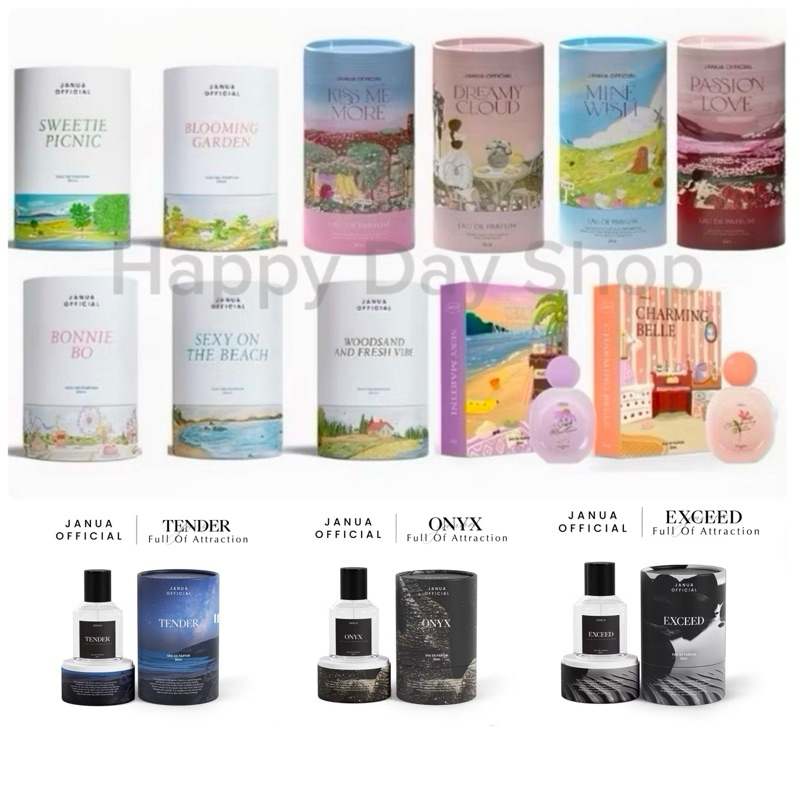 [แท้ ส่งไว!] Janua น้ำหอมตัวดัง สุดฮิตใน Tiktok หญิง/ชาย มีครบทุกกลิ่น พร้อมกล่อง 30ml