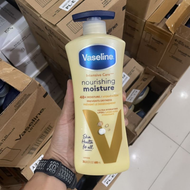 Vaseline Nourishing Moisture Lotion 600 ml. 