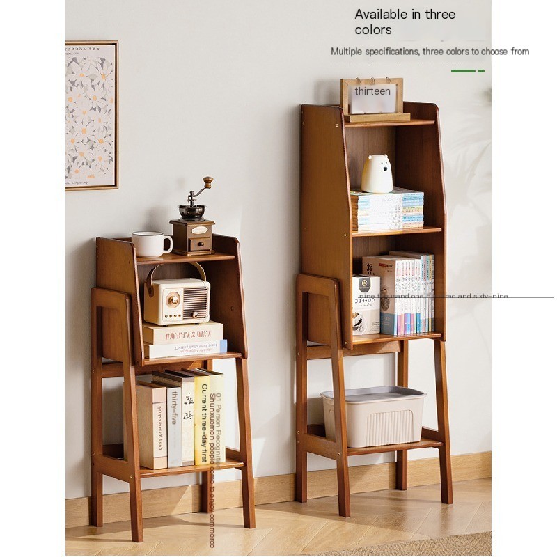 บ้านชั้นวางหนังสือขนาดเล็กชั้นวางหนังสือชั้นวางหนังสือชั้นวางหนังสือเด็กห้องนั่งเล่นผนังตู้เก็บของเบ็ดเตล็ดห้องนอนง่ายตู - รูปที่ 4