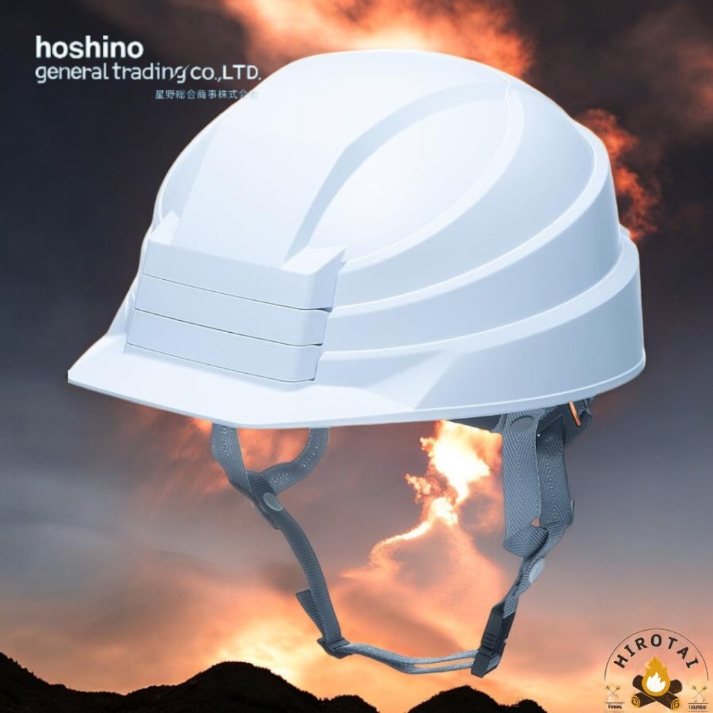 DIC Plastic Folding Helmet IZANO2: White, Yellow, Orange, Orange/White Line, Green, Grey/White