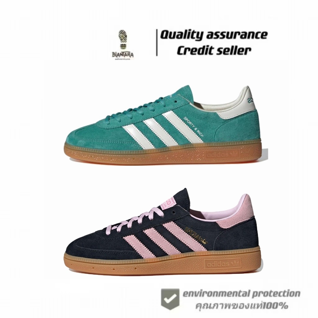 Adidas Originals Handball Spzl IE5897\IH2148  รองเท้าสปอร์ต สำหรับผู้ชายและผู้หญิงแบบส่วนต่อส่วน