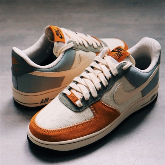 Nike Air Force 1 07 LV8 White brown 【100% Authentic】