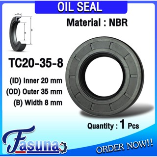 ออยซีล Oil seal TC20-35-8 ออยซีล Oil Seal ซีลยาง TC ซีลกันน้…