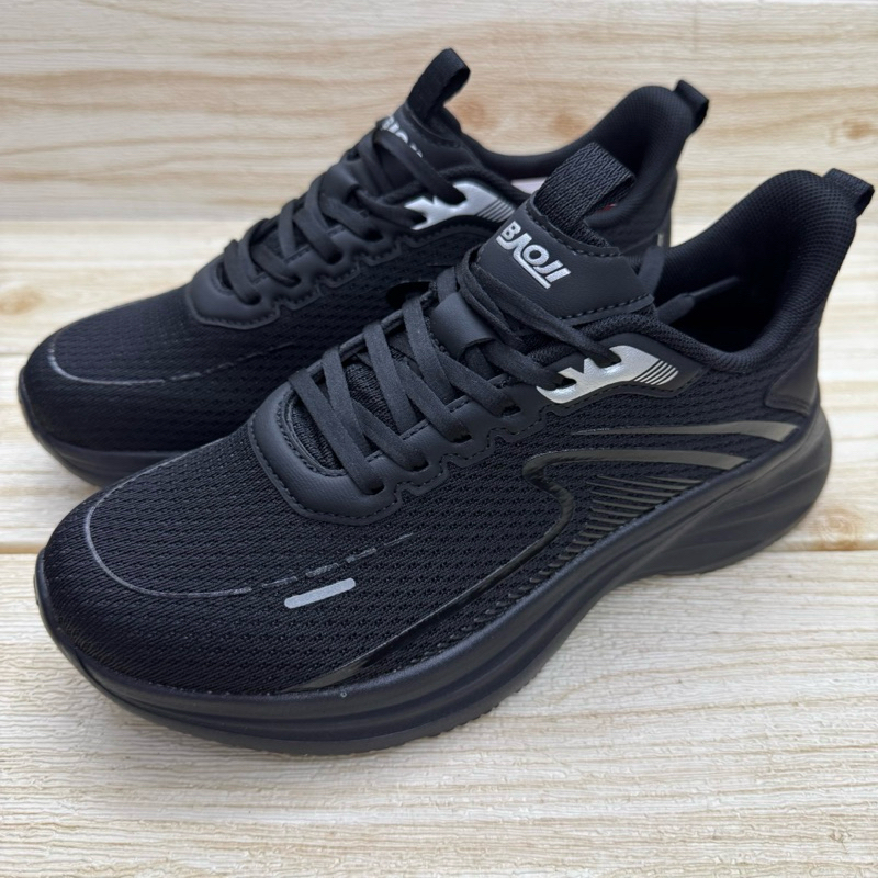 Baoji BJW 1122 รองเท้าผ้าใบ บาโอจิ (37-41) สีดำ/ดำขาว/ขาว ซส. รูปที่ 6