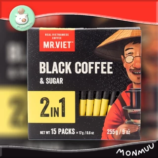 กาแฟเวียดนาม Mr.Viet 4in1 3in1 2in1 Americano Black (กาแฟไม่มีน้ำตาล) และ กาแฟมะพร้าว เวียดนาม