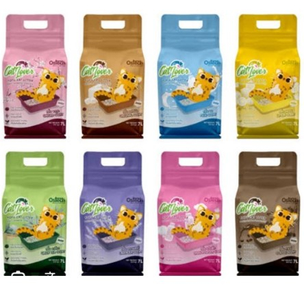 Ostech Cat Lover ออสเทค แคทเลิฟเวอร์ ทรายแมวเต้าหู้ แบบแท่ง ขนาด 7ลิตร*โปรดอ่านรายละเอียดก่อนสั่งซื้