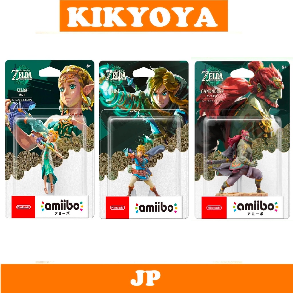 + amiibo Zelda  [Tears of the Kingdom] amiibo Link [Legend of zelda] amiibo ganondorf  JP NEW