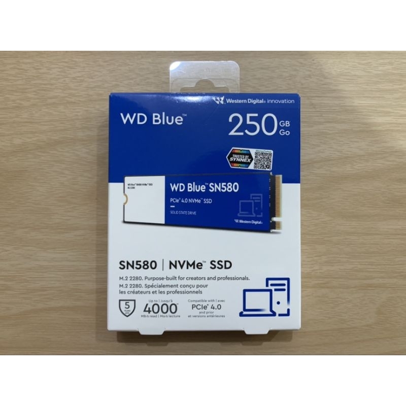 WD BLUE SN580 250GB PCle 4.0 ( ประกันยาว )