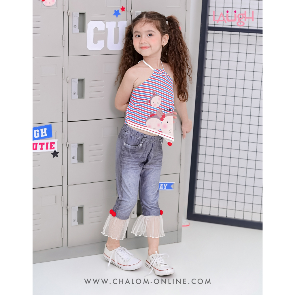 CHA-LOM : KS LA 165+166 CU ชุด Set เสื้อ+กางเกง Cutie