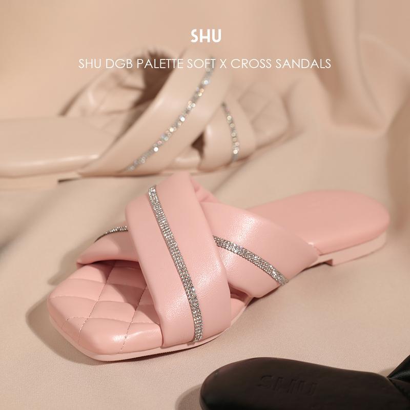 SHU DGB PALETTE SOFT X CROSS SANDALS รองเท้าแตะ