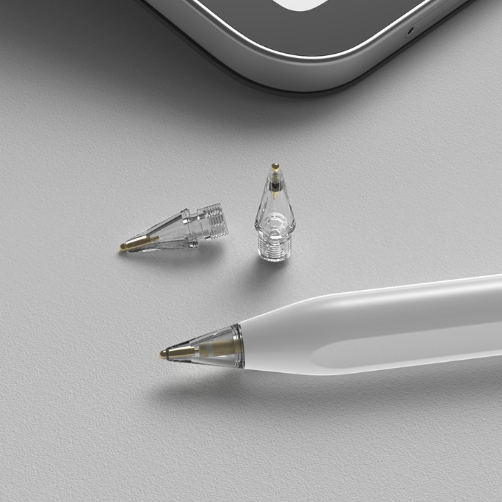 [พร้อมส่ง] หัวปากกาสไตลัส Pencil Metal Tip for Apple Pencil Pro, USB C, 1&2 (1 กล่องมี 2 ชิ้น)
