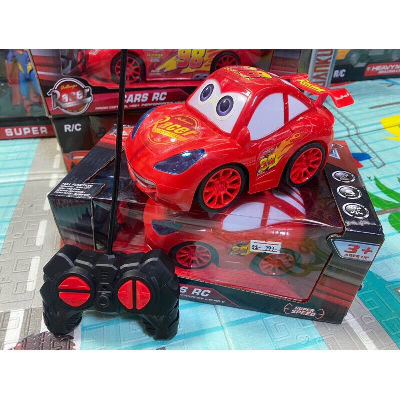 พร้อมส่ง รถบังคับ Lightning McQueen - ไลท์นิ่ง แม็คควีน Cars มีไฟหน้า รถการ์ตูน ขนาด 26x10cm บังคับว