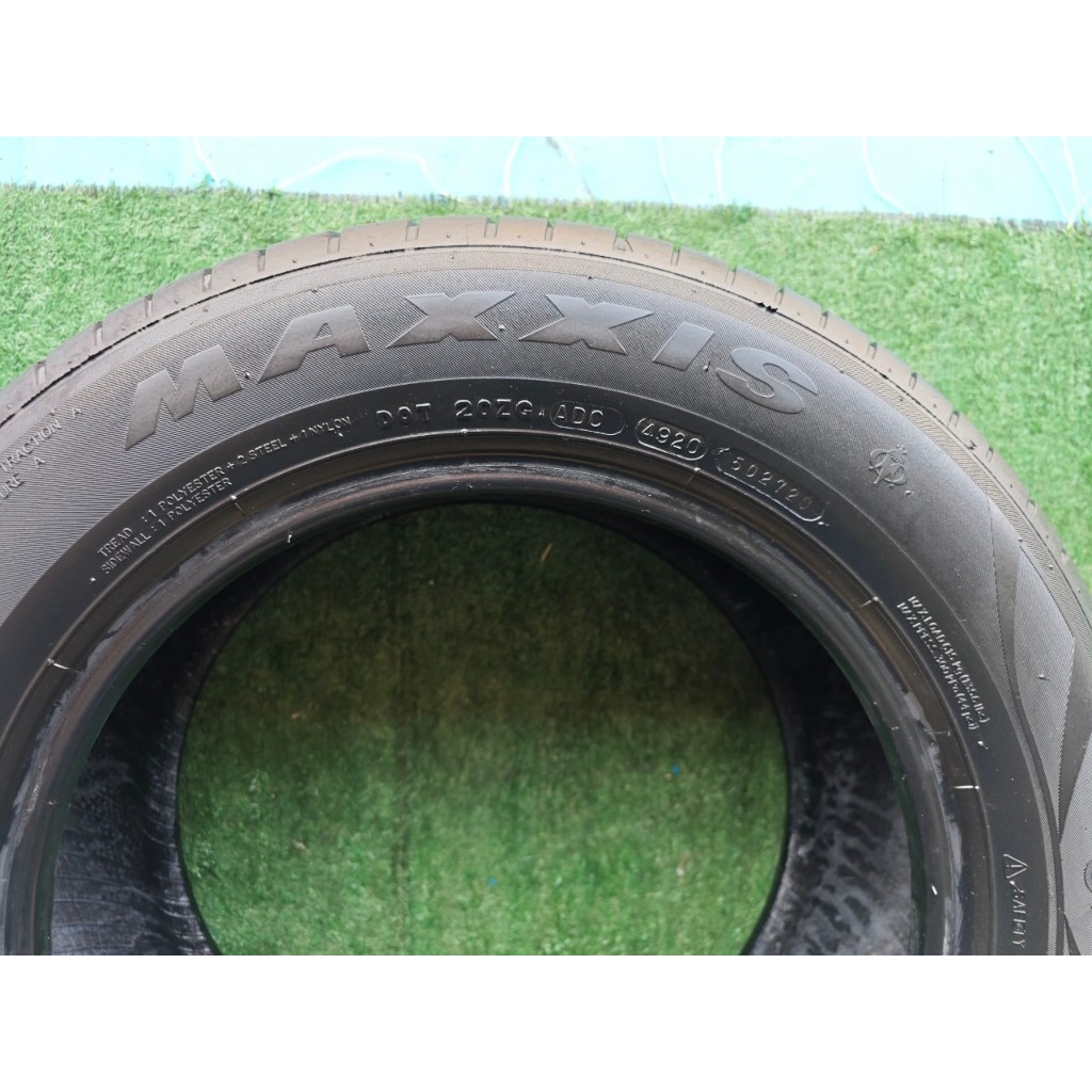 ยางเปอร์เซ็นต์Maxxis195 65R15 ขนาด195 65 R15  ปี 20 มีแค่1 เส้นราคา 300 บาท