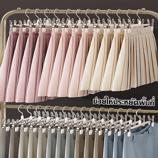 Eden จัดส่งรวดเร็ว ไม้แขวนผ้าคลิปหนีบ เคลือบซิลิโคน ไม้แขวนหนีบผ้าไม่เกิดริ้วรอย ไม้หนีบกางเกง