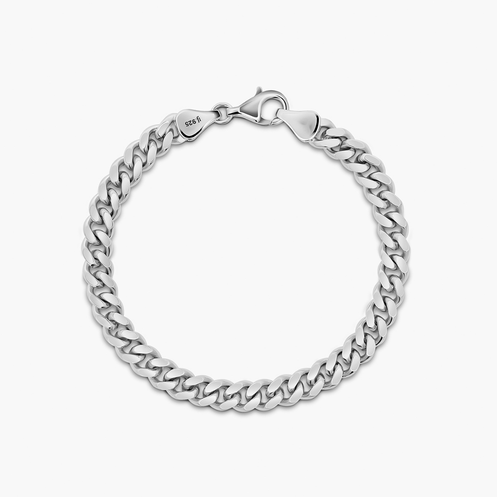 Jewellista สร้อยข้อมือโซ่ Nikita เงินแท้ 925 มี 3 สี ทองคำขาว ทอง14k โรสโกลด์