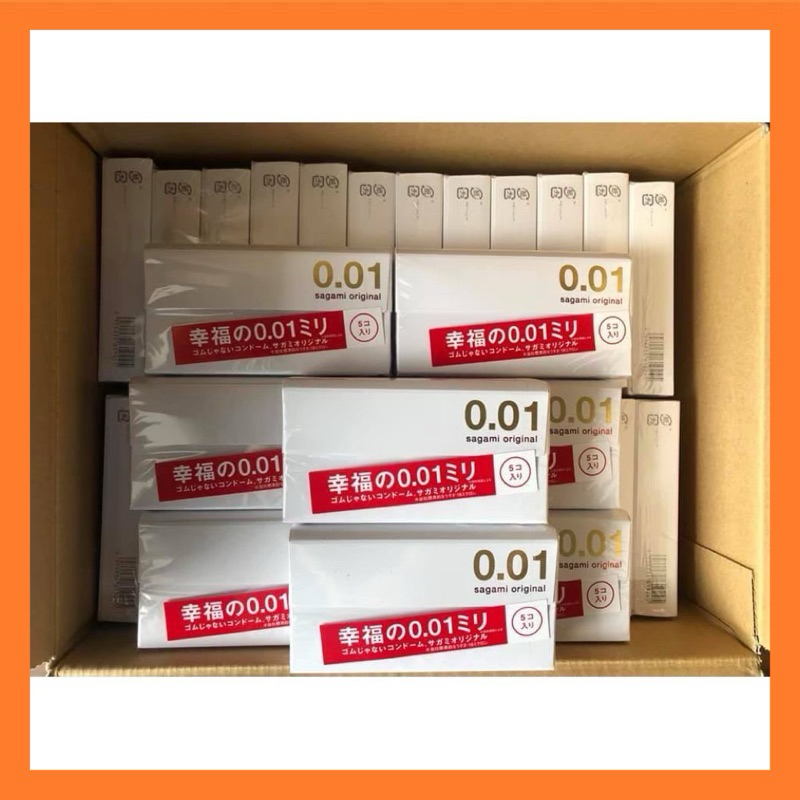 🇯🇵 ของแท้ ถุงยาง Sagami Original 0.01 (52มม.)/0.02 (52มม.) และ 0.02 (56มม.) ถุงยางจากญี่ปุ่น บางที่ส
