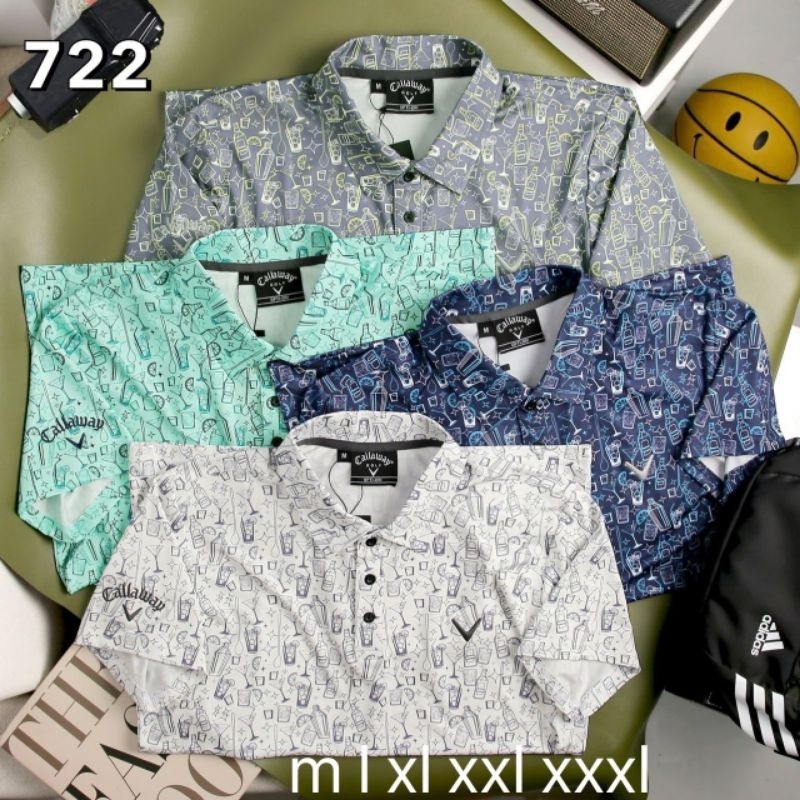 รับโค้ดส่วนลด เสื้อกีฬาคอปกผู้ชาย ผ้าดีใส่สบาย ใส่ตี่กอล์ฟ ใส่เทียว หรือออกกําลังกาย Polo shirt