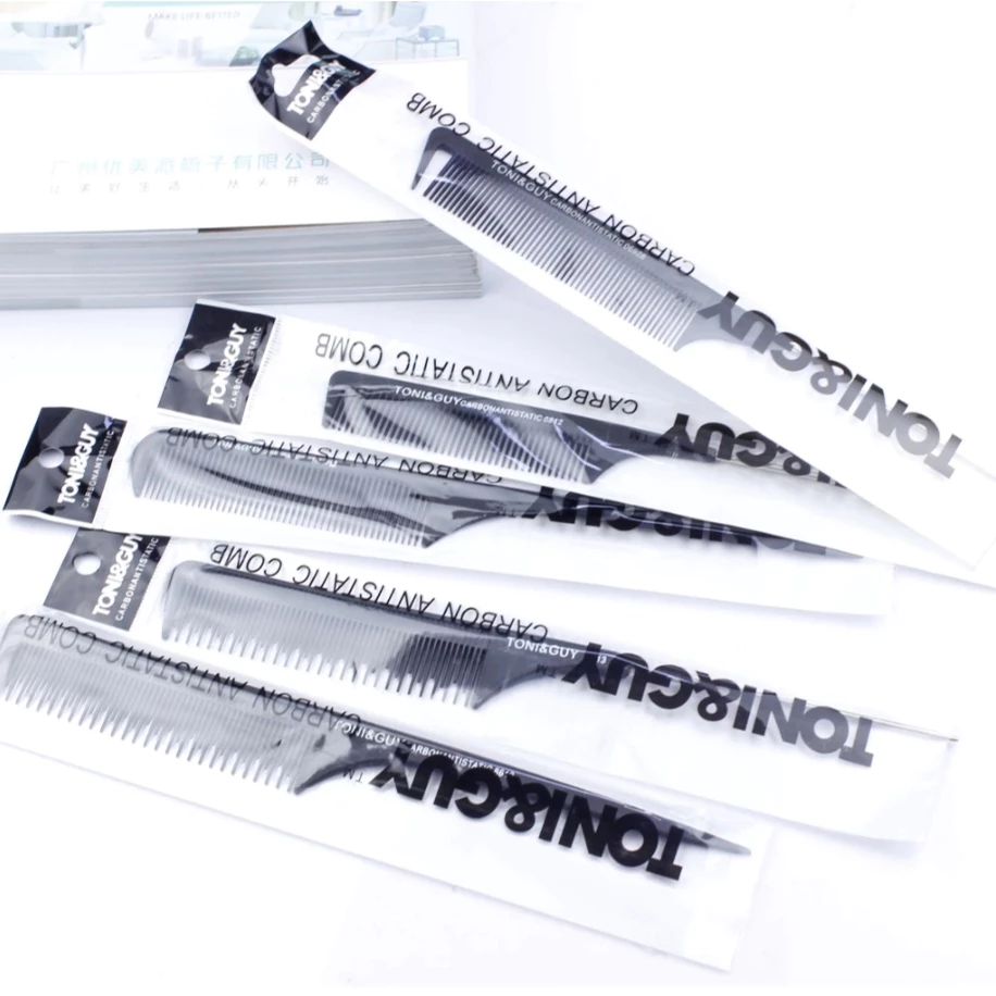 Toni&Guy หวีช่าง หวีตัดผมมืออาชีพ ทนความร้อน ป้องกันไฟฟ้าสถิตย์ หวีตัดผม โทนี่เเอนด์กาย หวีสีดำ thumbnail 8