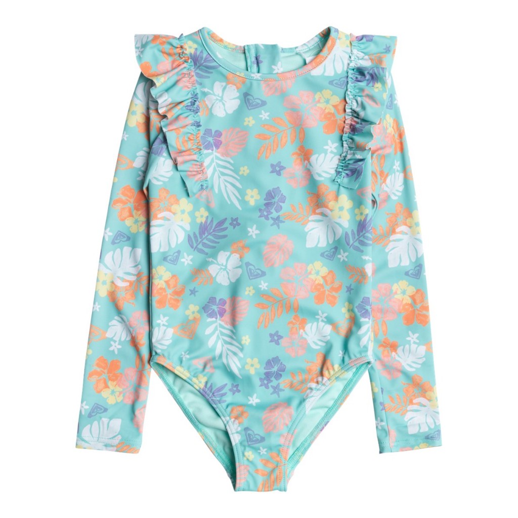 ROXY ชุดว่ายน้ำเด็กผู้หญิง ROXY GIRL 3-7 BEACH BAY ONESIE 244 ERLWR03321-GCZ6