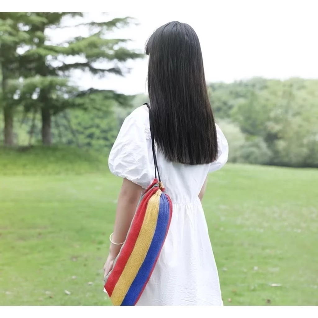 เปลญวนผ้าใบ NP-128 ขนาด 290x80 ซม. พร้อมกระเป๋าและเชือก thumbnail 8