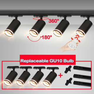 GU10 Track Light ไฟ led เพดาน ไฟติดเพดาน ไฟราว COB ไฟส่องป้ายไฟแต่งห้อง ไฟแต่งร้าน ไฟแต่งร้าน ร้านขายเสื้อผ้าเชิงพาณิชย์